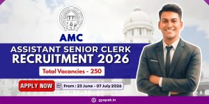 AMC Assistant Senior Clerk Recruitment 2026